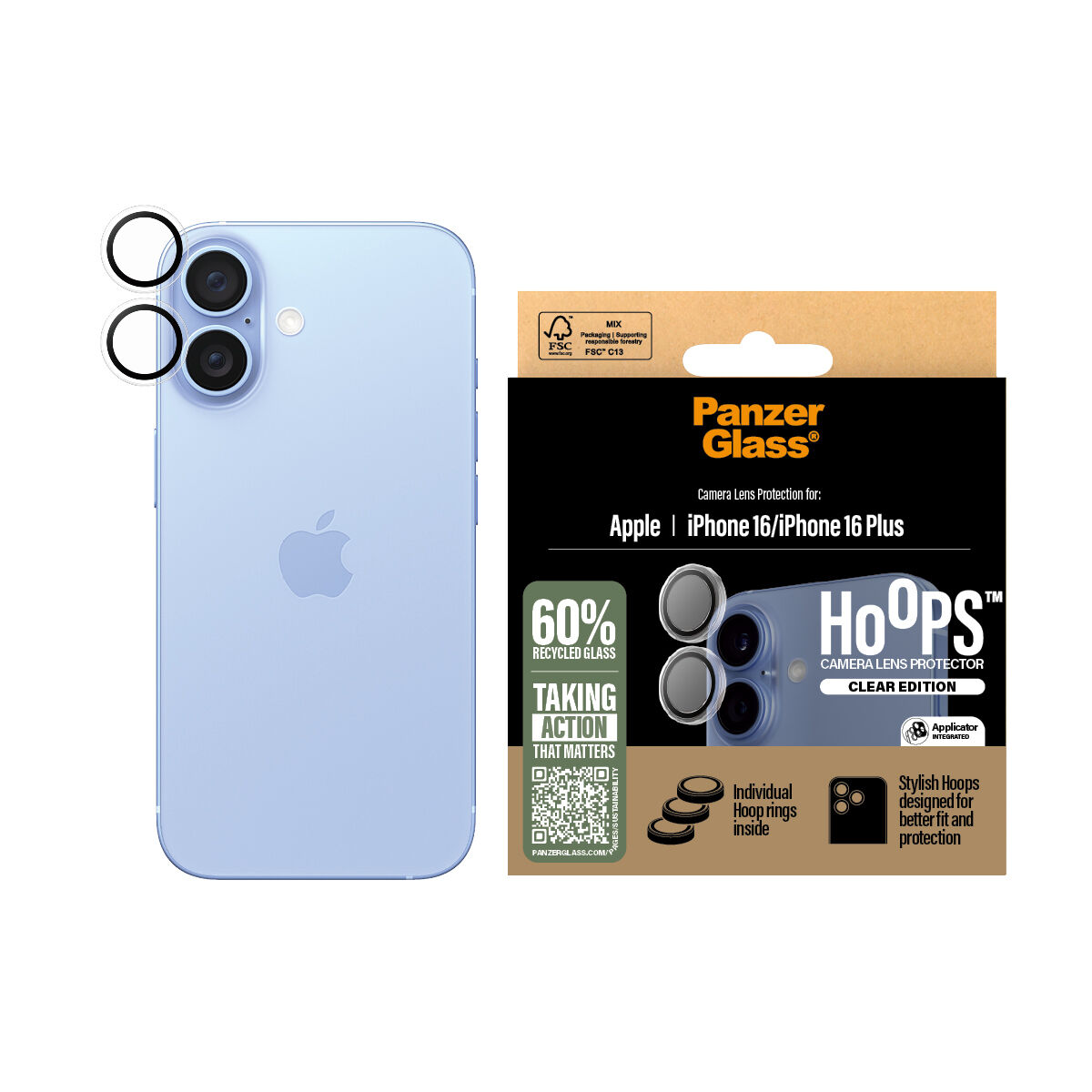 Protector de Pantalla para Móvil Panzer Glass 1285 Apple